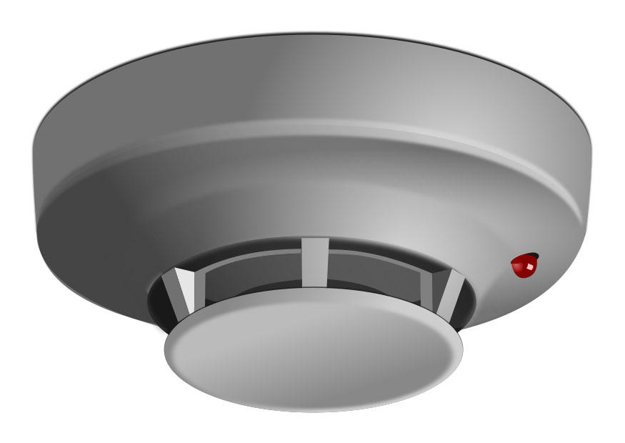 detector de humo Dibujo para colorear detector de humo