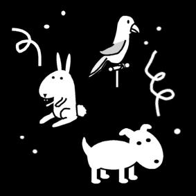 Dibujo para colorear dA­a de los animales