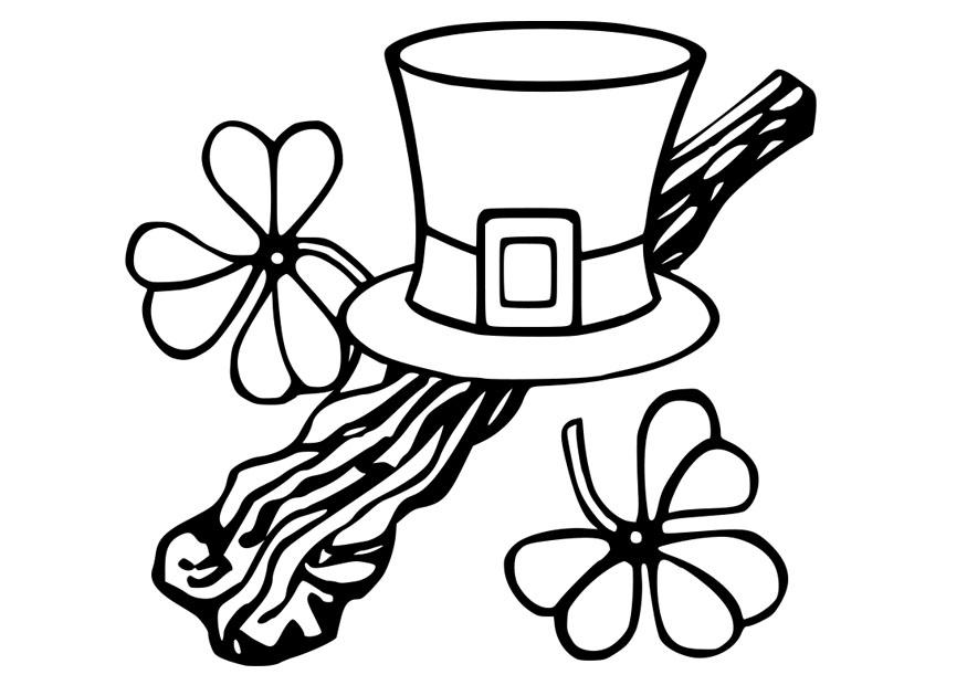 dAa de san patricio Dibujo para colorear dAa de san patricio