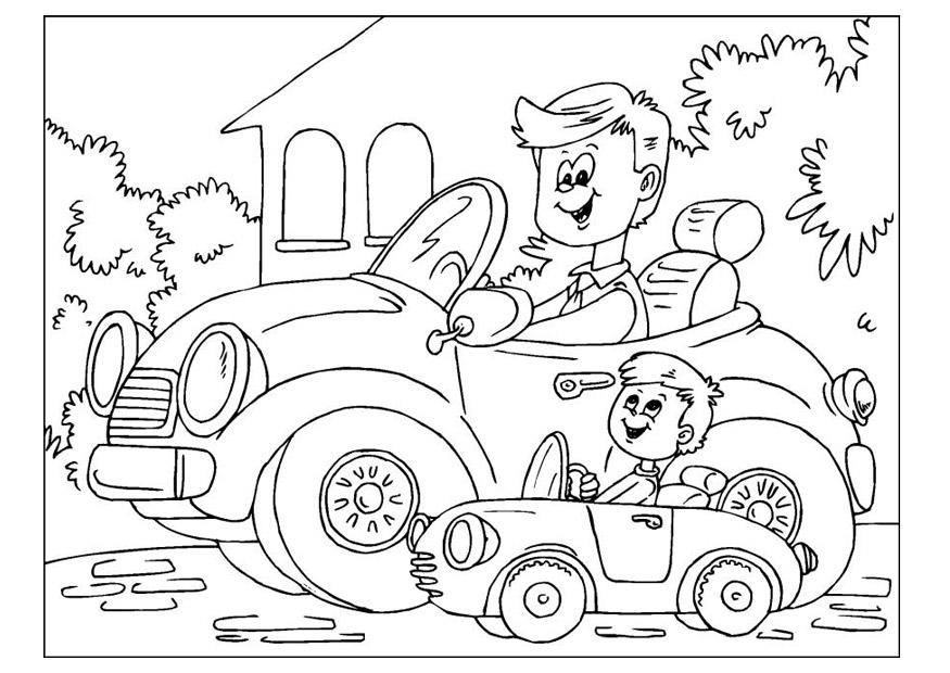 dAa del padre Dibujo para colorear dAa del padre