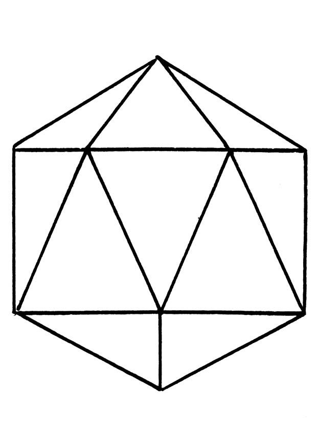 Dibujo para colorear diamante