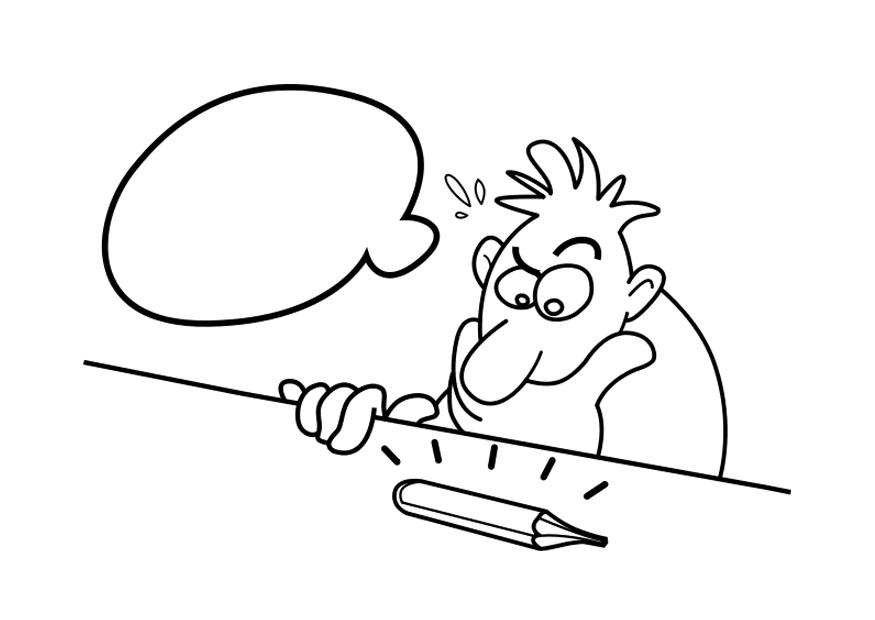 dibujante Dibujo para colorear dibujante