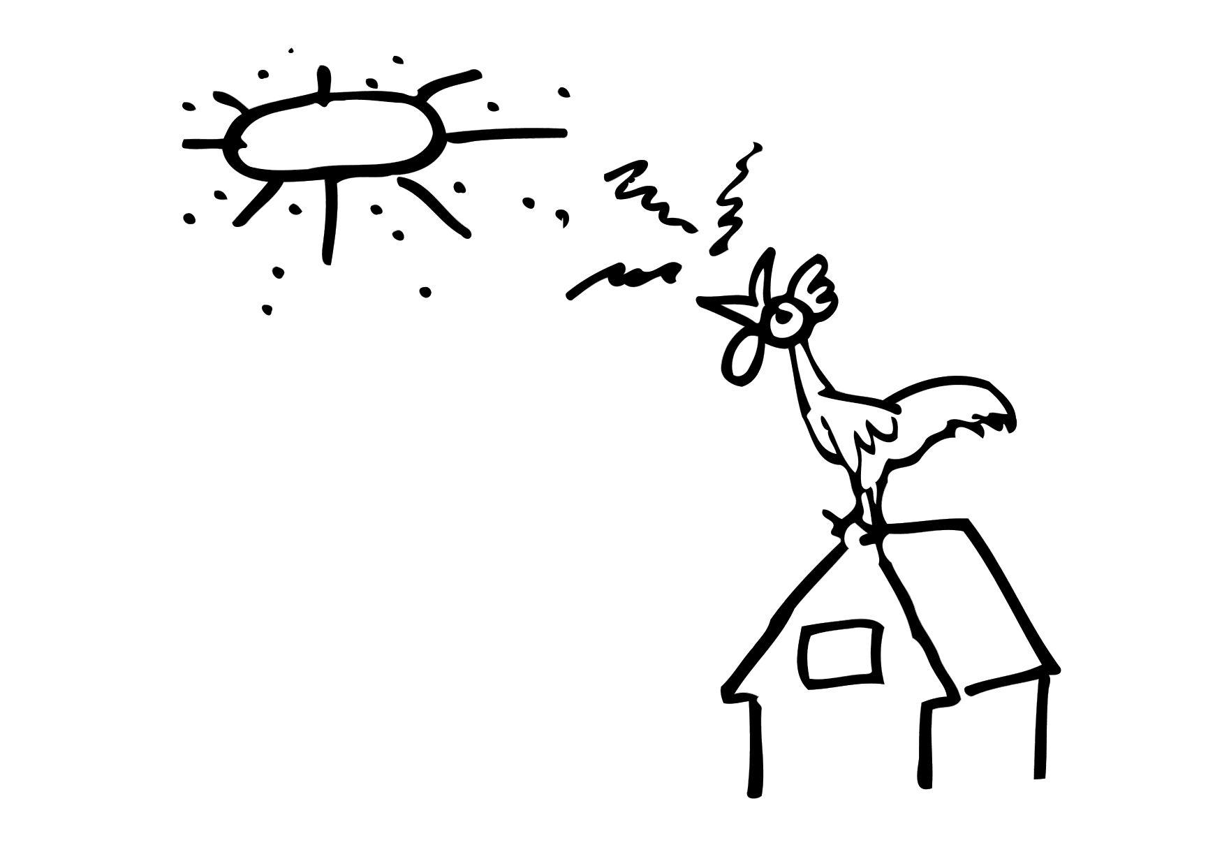 Dibujo para colorear 01a. manana