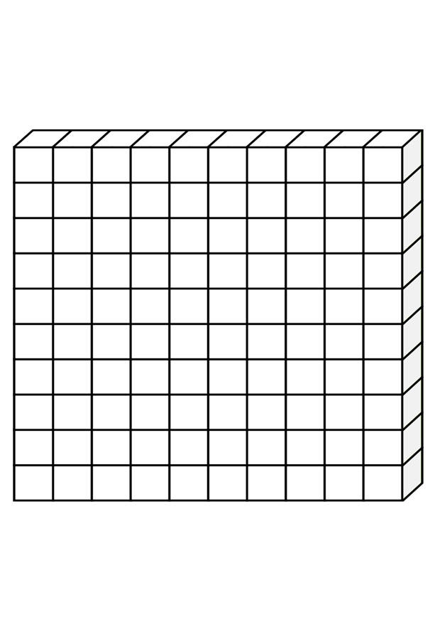 Dibujo para colorear 100 cm3