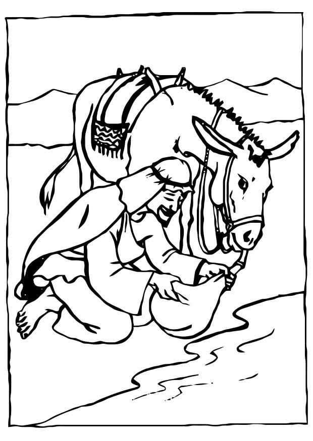 Dibujo para colorear agua potable