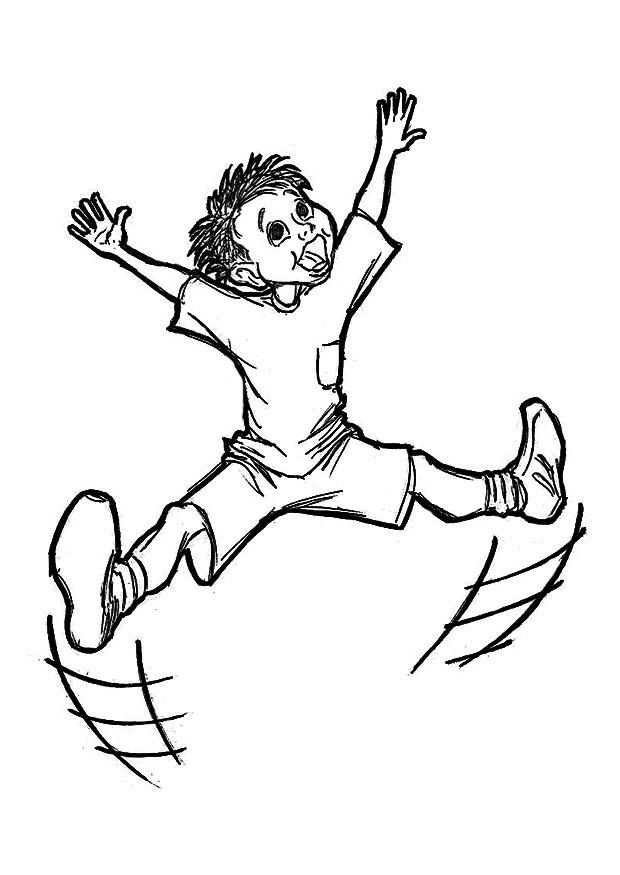 Dibujo para colorear alegre