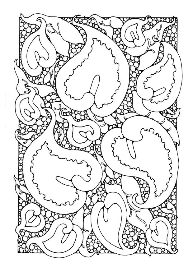 Dibujo para colorear arA¡cea