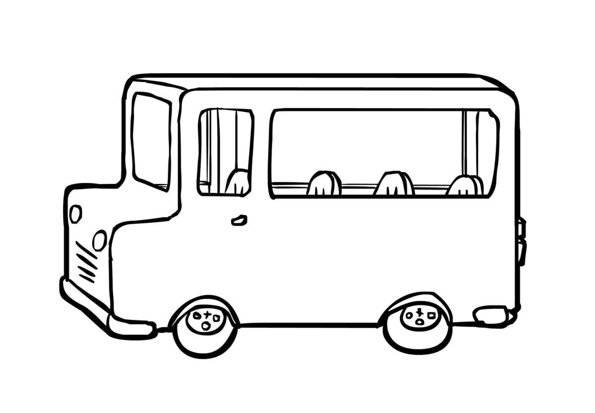 Dibujo para colorear autobAºs