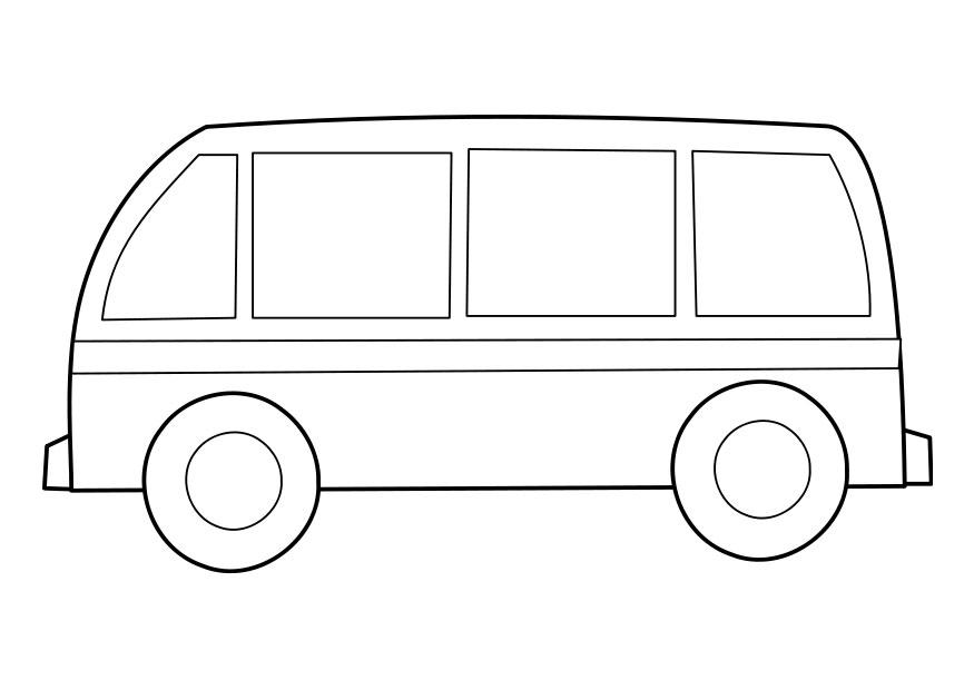 Dibujo para colorear autobAºs