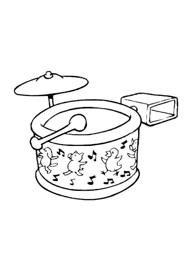 Dibujo para colorear baterA­a
