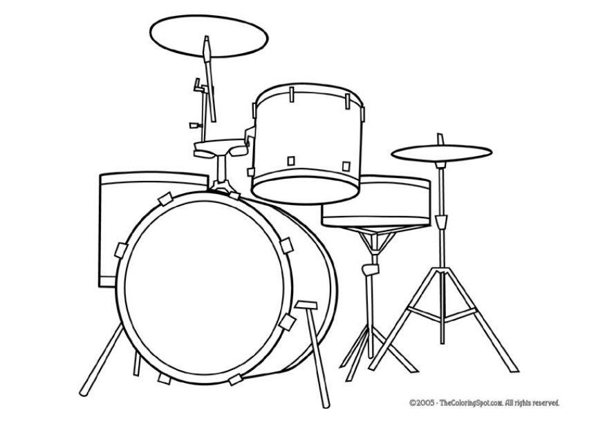 Dibujo para colorear baterA­a
