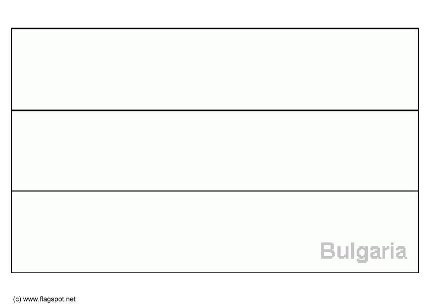 Dibujo para colorear bulgaria
