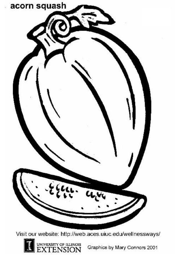 Dibujo para colorear calabacA­n
