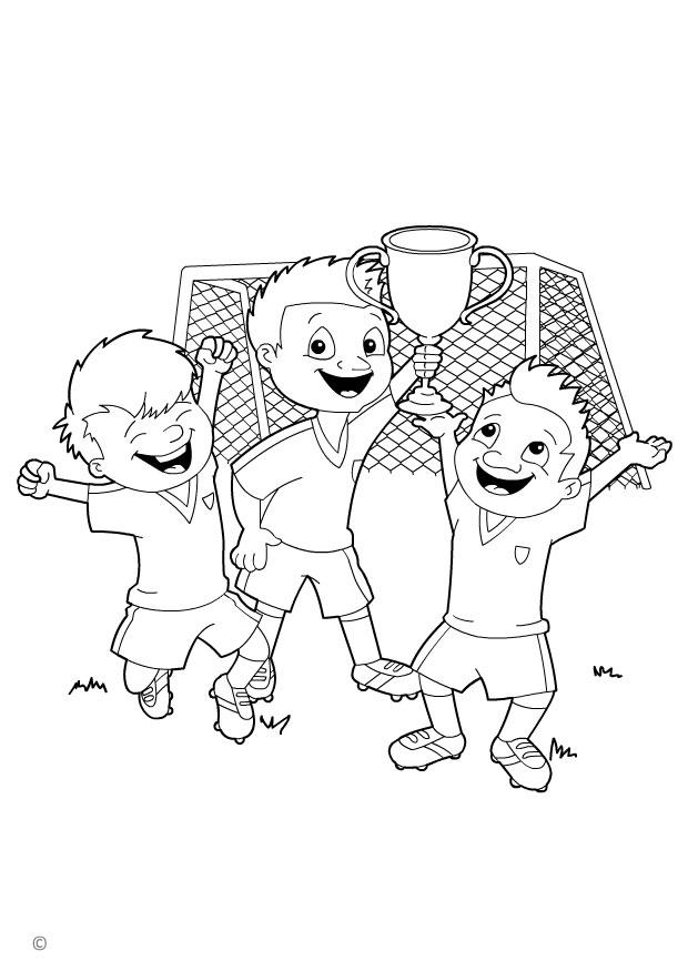 Dibujo para colorear campeA³n
