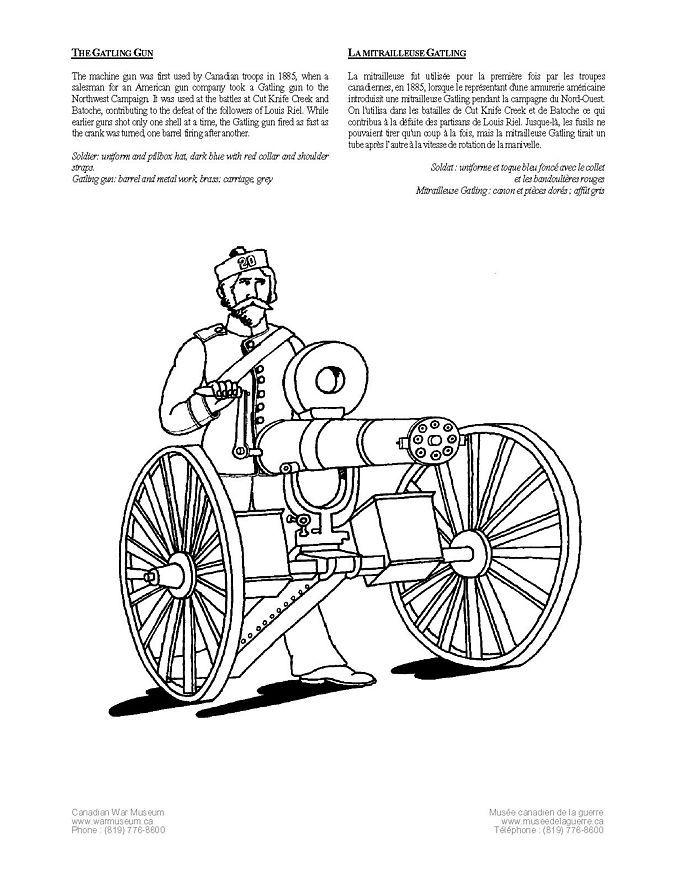 Dibujo para colorear canonero