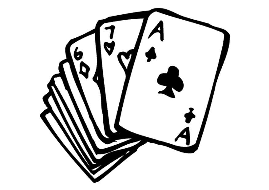 Dibujo para colorear cartas