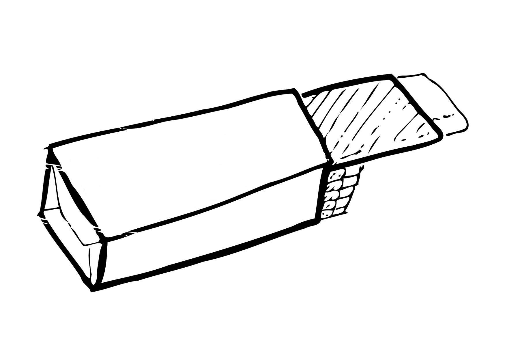 Dibujo para colorear chicle