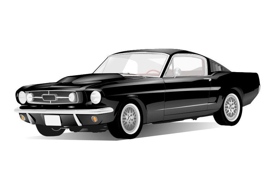 Dibujo para colorear coche deportivo