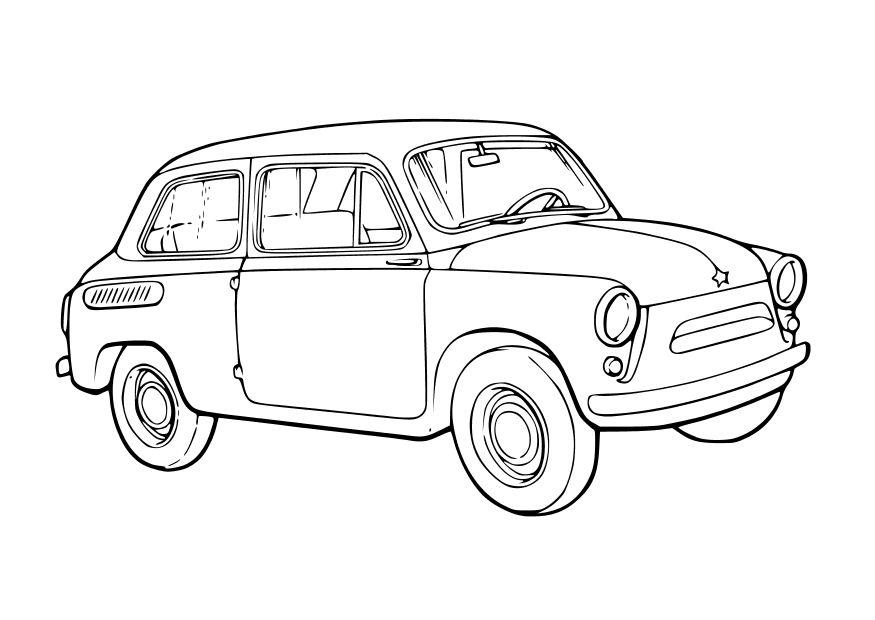 Dibujo para colorear coche_zaz_965