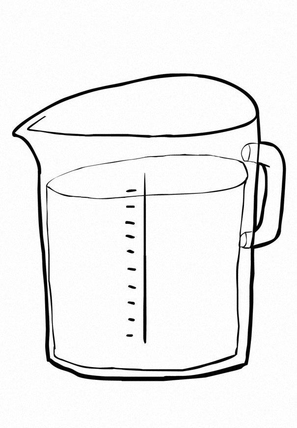 Dibujo para colorear contenido