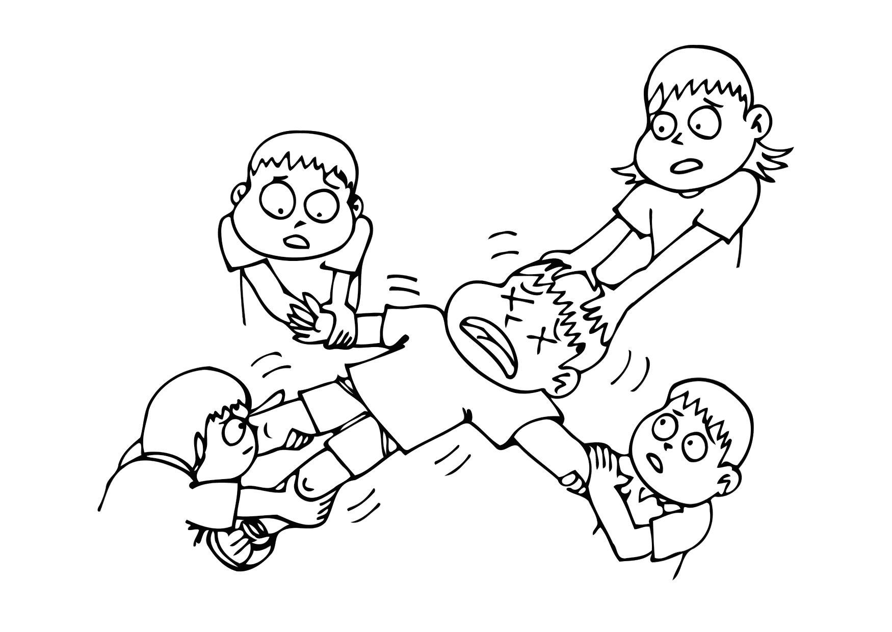 Dibujo para colorear convulsiones