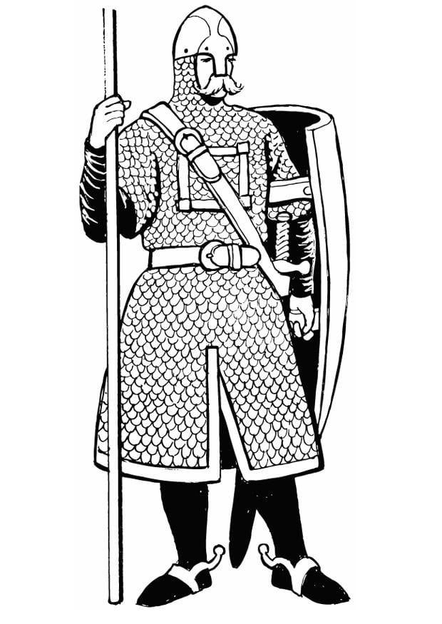 Dibujo para colorear cota de malla