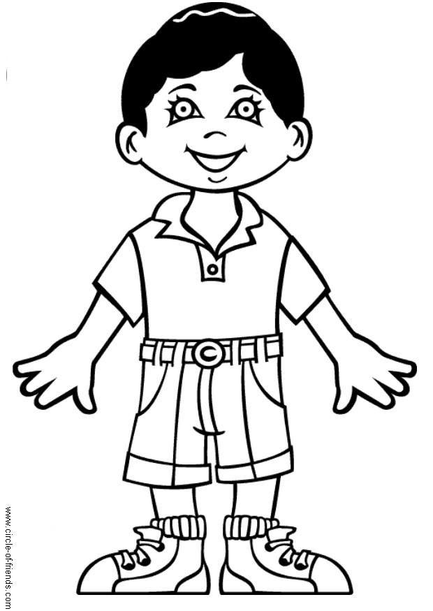 Dibujo para colorear david