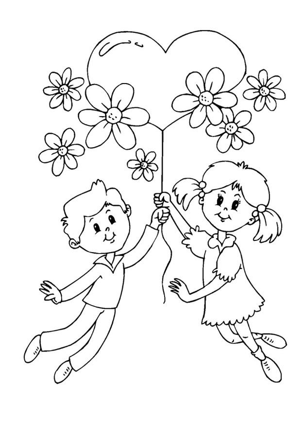 Dibujo para colorear dA­a de la madre