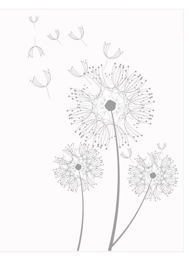 Dibujo para colorear dientes de leA³n
