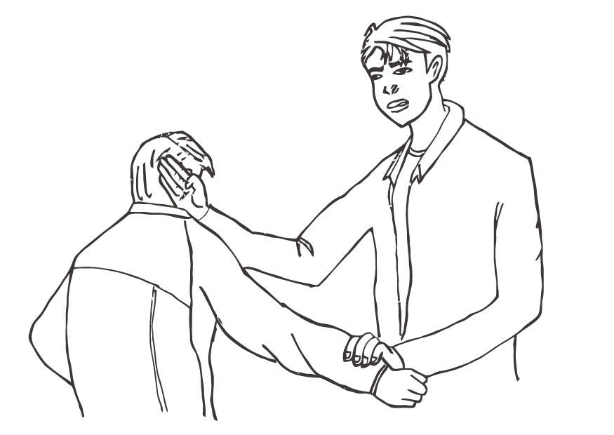 Dibujo para colorear discusiA³n