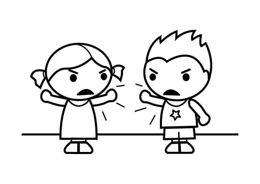 Dibujo para colorear discusiA³n