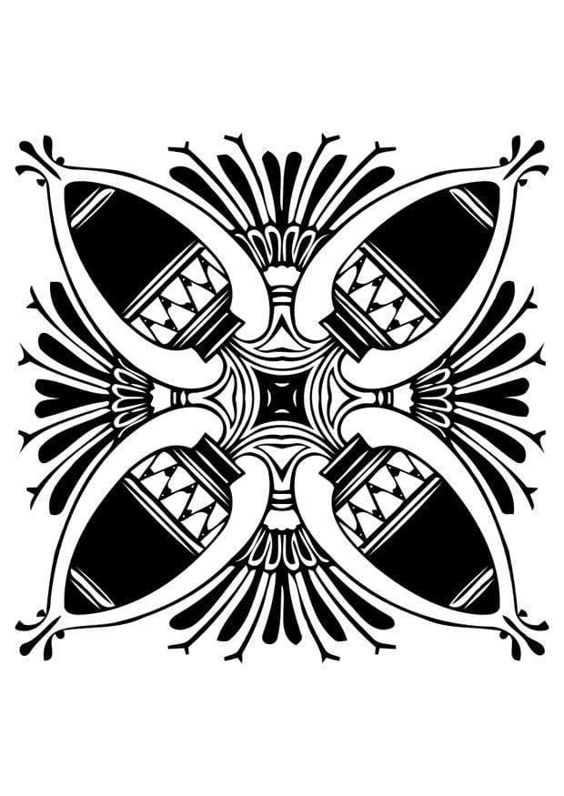 Dibujo para colorear diseno