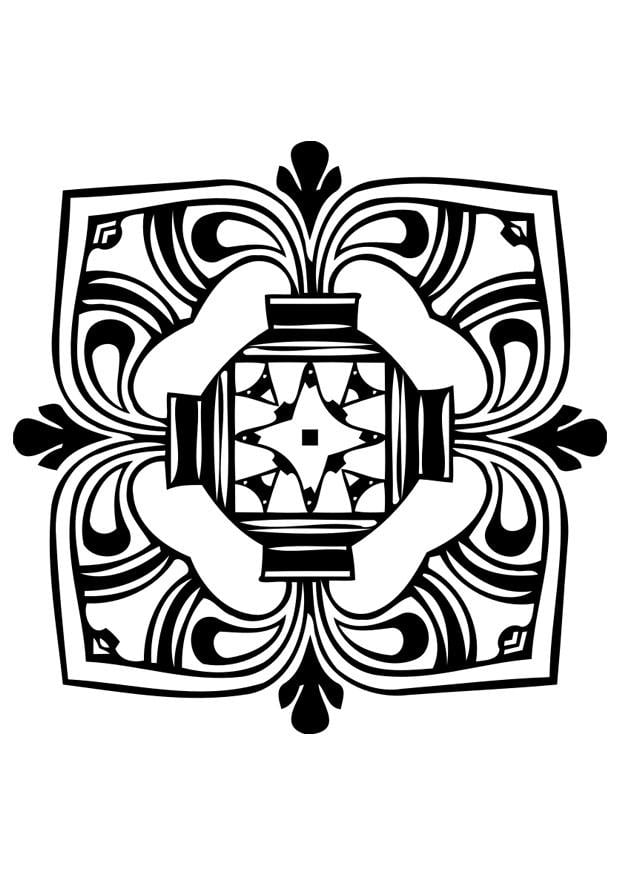 Dibujo para colorear diseno