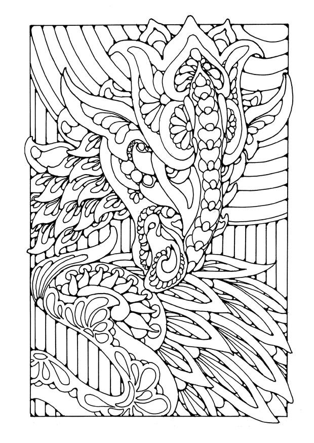 Dibujo para colorear dragA³n