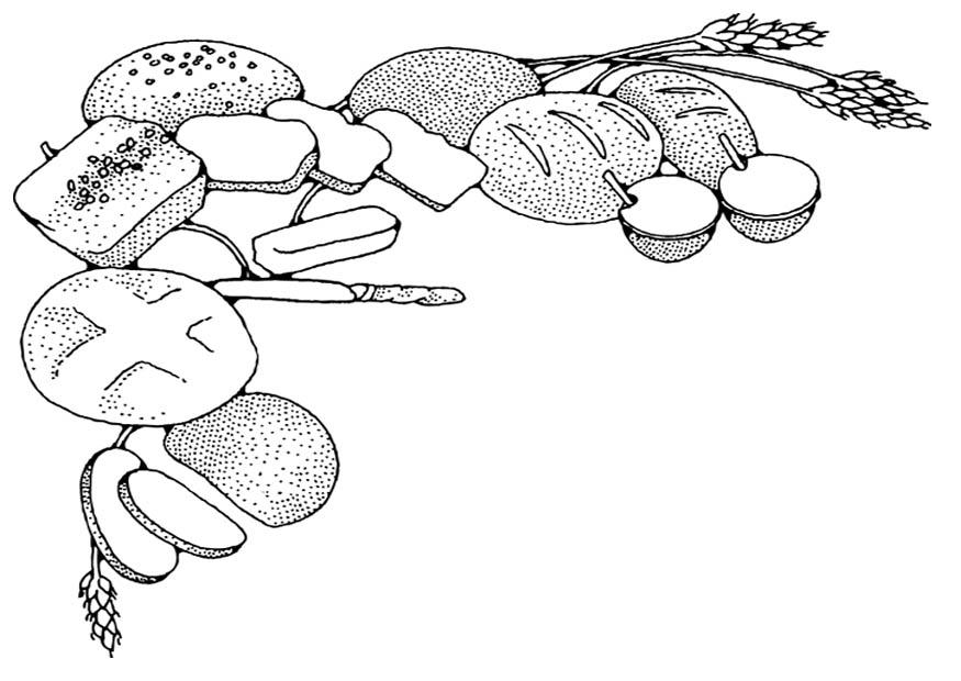 Dibujo para colorear dulces