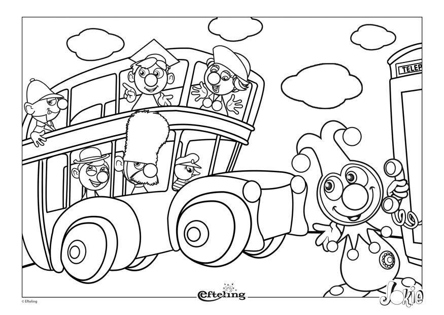 Dibujo para colorear efteling - gran bretana