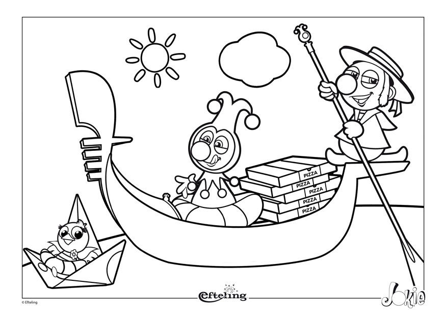 Dibujo para colorear efteling - italia