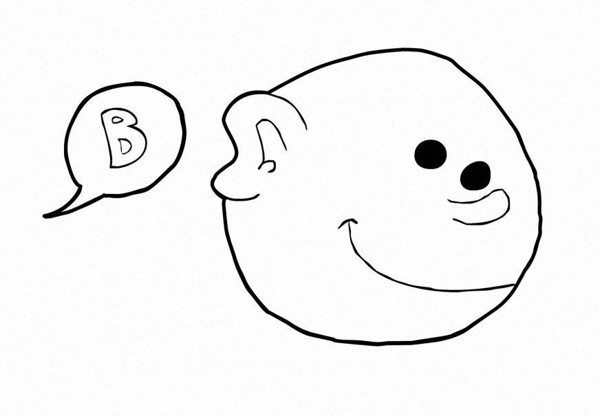 Dibujo para colorear escuchar