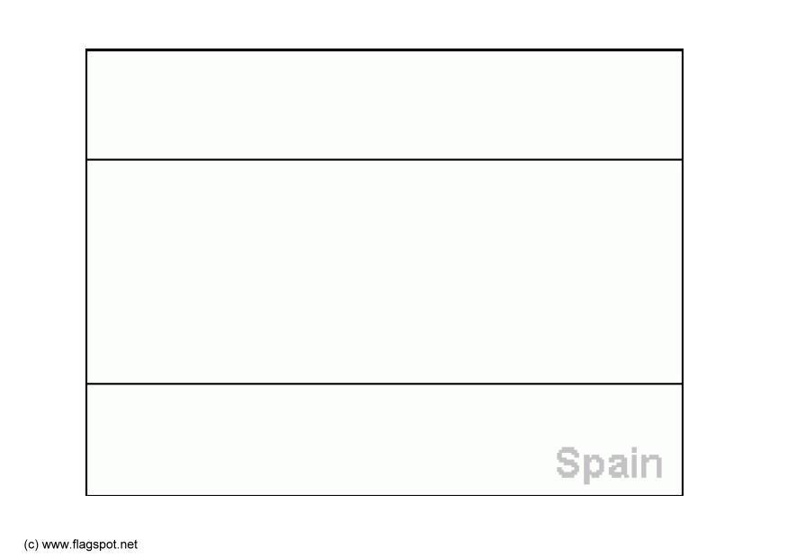 Dibujo para colorear espana