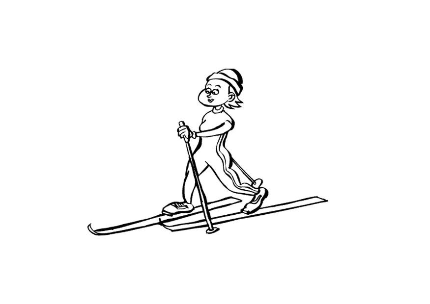 Dibujo para colorear esquA­ de fondo