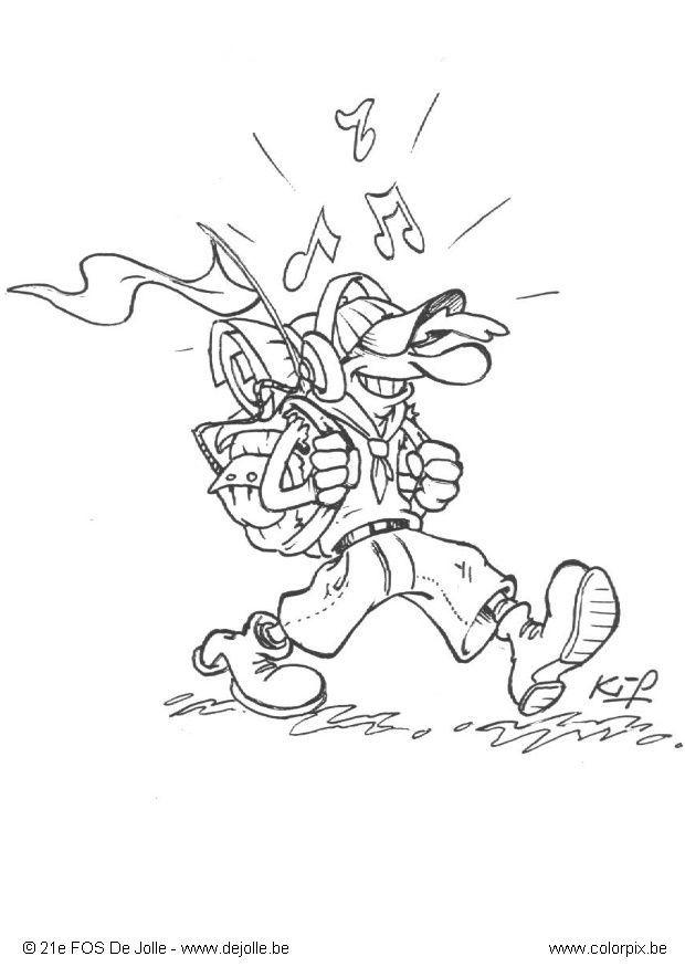 Dibujo para colorear explorador