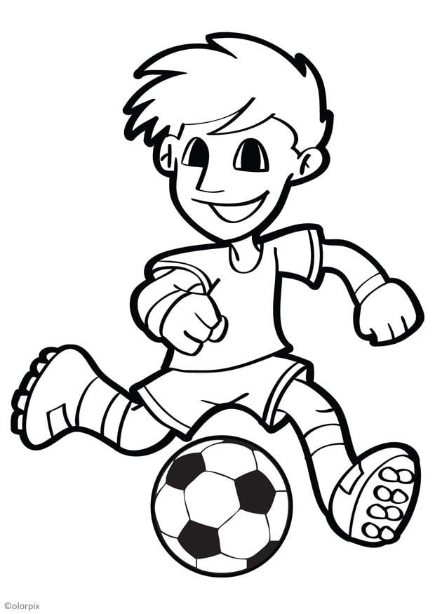 Dibujo para colorear fAºtbol