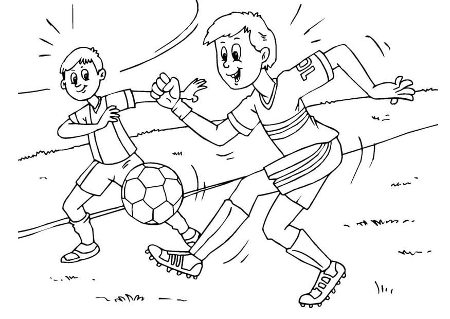 Dibujo para colorear fAºtbol 
