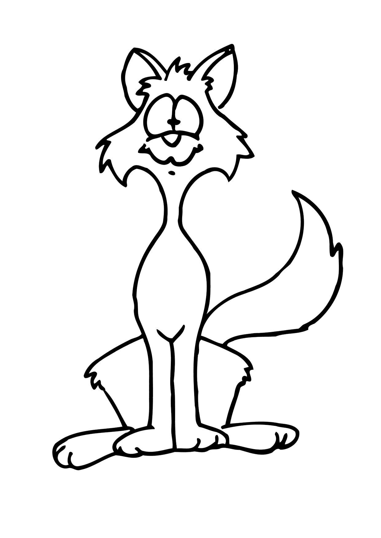 Dibujo para colorear gato