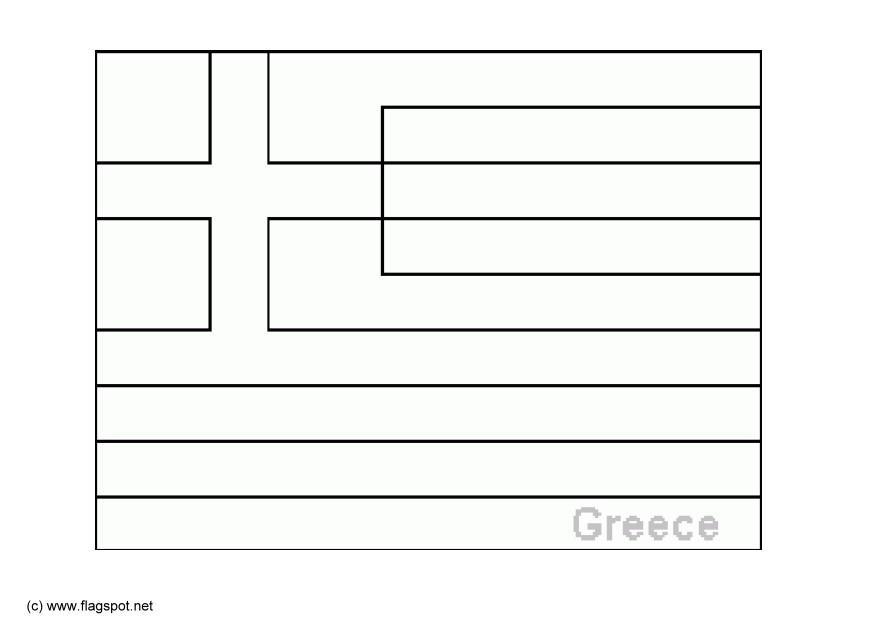 Dibujo para colorear grecia