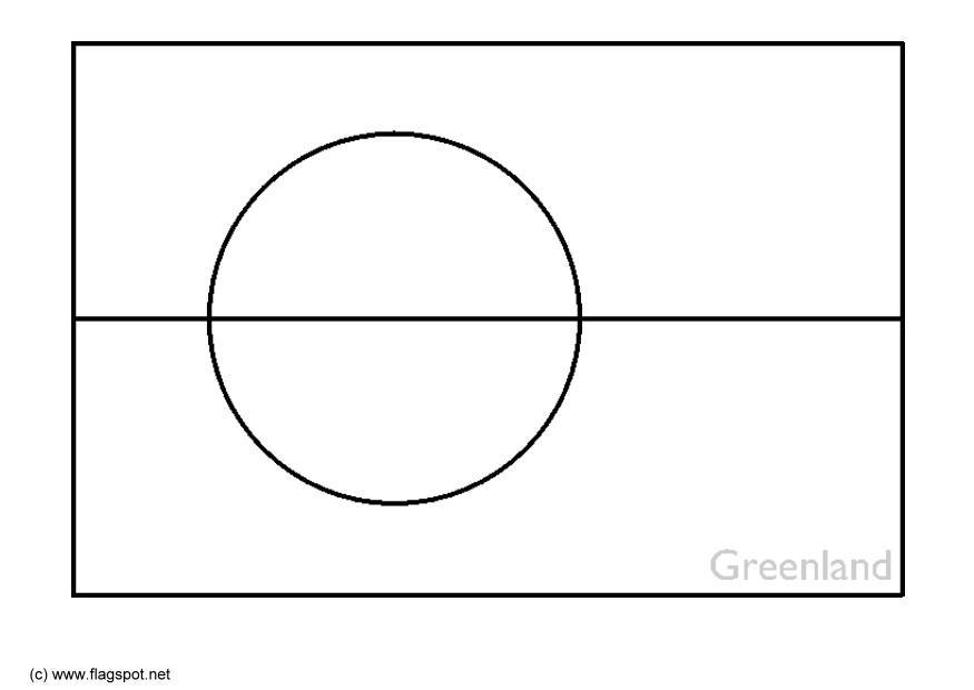 Dibujo para colorear groenlandia