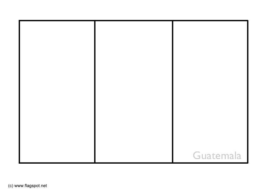 Dibujo para colorear guatemala