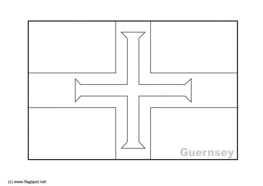 Dibujo para colorear guernsey