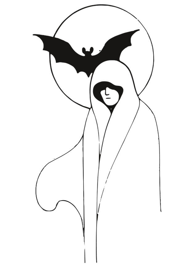 Dibujo para colorear halloween