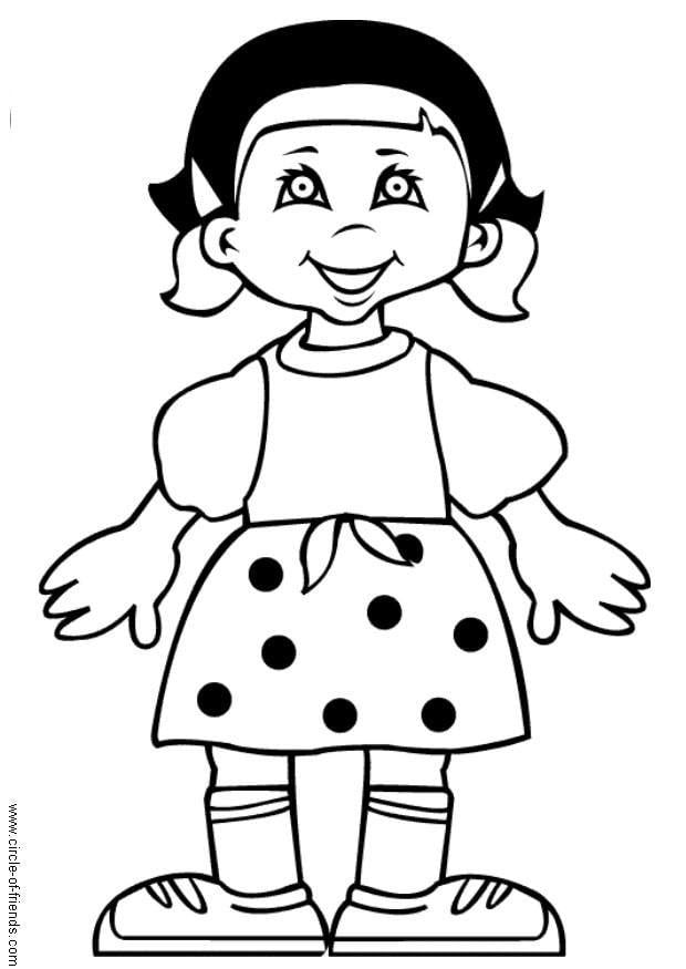 Dibujo para colorear heidi